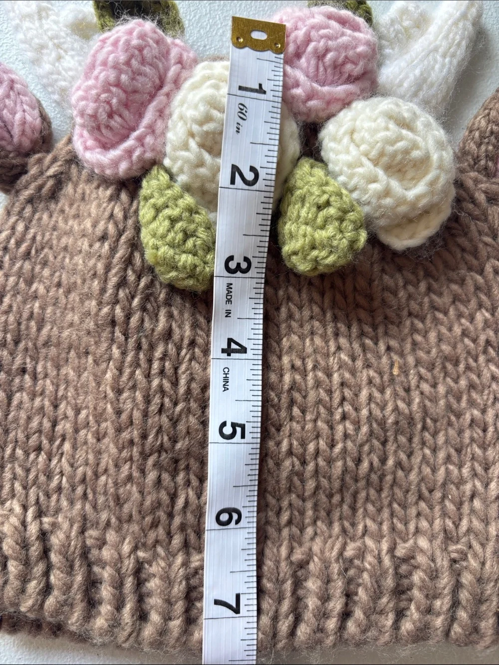 The Blueberry Hill Toddler/Kids Hartley Deer Knit Hat Medium